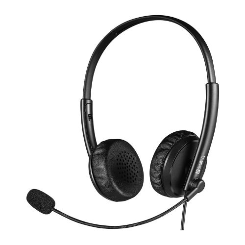 Sandberg 2in1 Office headset fekete (126-21)