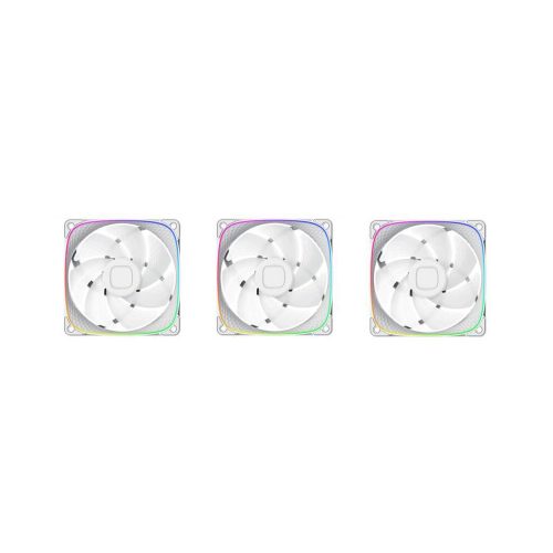 Geometric Future Squama 2503W Triple Package hűtő ventilátor 120mm fehér 3db (1F2503W312001)