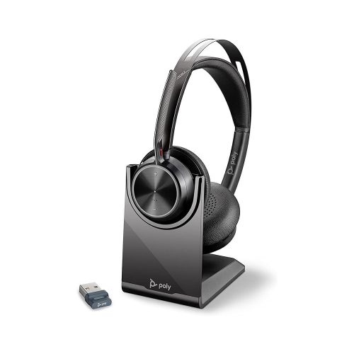 Poly Voyager Focus 2 UC M USB-A sztereó Bluetooth headset (213727-02)