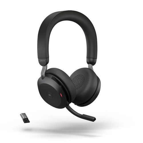 Jabra Evolve2 75 MS vezeték nélküli sztereó headset fekete (27599-999-999)