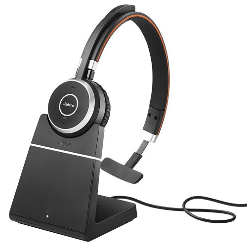 Jabra Evolve 65 SE LINK380A UC Mono headset + töltőállvány (6593-833-499)