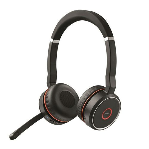 Jabra Evolve 75 SE sztereó headset fekete-piros (7599-848-109)