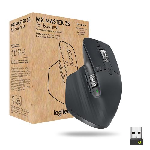 Logitech MX Master 3S üzleti használatra vezeték nélküli egér (910-006582)