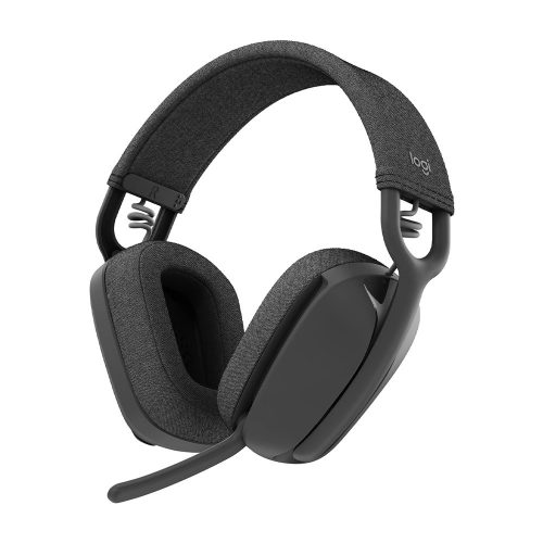 Logitech Zone Vibe 100 zajszűrős mikrofonos vezeték nélküli headset szürke (981-001213)