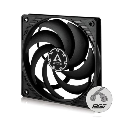 Arctic P12 Slim PWM PST ház hűtő ventilátor 12cm fekete (ACFAN00187A)