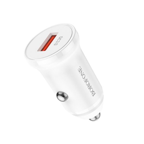 BOROFONE BZ18 AUTÓS TÖLTŐ - USB - QC 3.0 18W FEHÉR