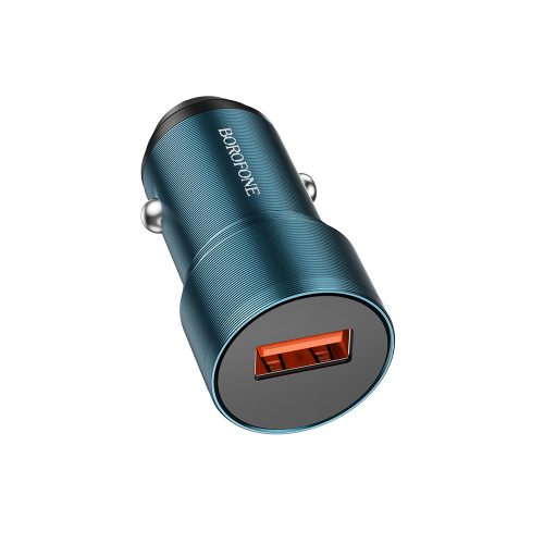 BOROFONE BZ19A WISDOM AUTÓS TÖLTŐ - USB - QC 3.0 18W KÉK