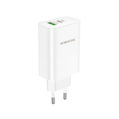 BOROFONE BN10 SUNLIGHT FALI TÖLTŐ - USB + TYPE C - QC 3.0 PD 65W FEHÉR
