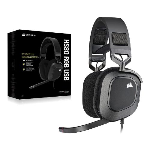 Corsair HS80 RGB USB gaming headset karbon (CA-9011237-EU)