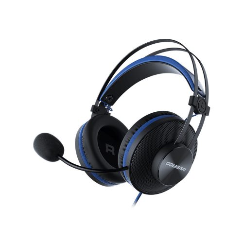 Cougar Immersa Essential gaming headset fekete-kék (CGR-P40S-350)