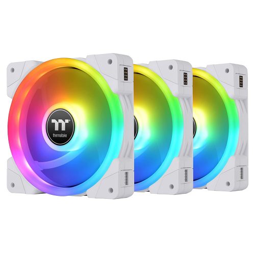 Thermaltake SWAFAN EX14 RGB TT Premium Edition ventilátor fehér 3db (CL-F162-PL14SW-A)