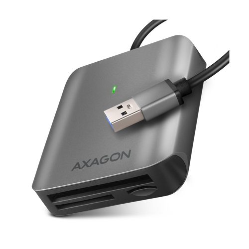 Axagon USB 3.0 külső kártyaolvasó szürke (CRE-S3)