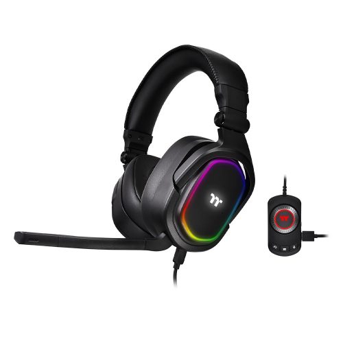 Thermaltake Argent H5 RGB gaming headset fekete (GHT-THF-DIECBK-31)