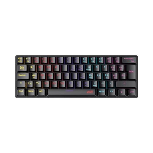 Ventaris Lissgard RGB Blue Switch mechanikus gamer billentyűzet ferkete (GT-KB11L-B)