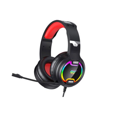 Havit Gamenote H2233D gaming headset fekete-piros