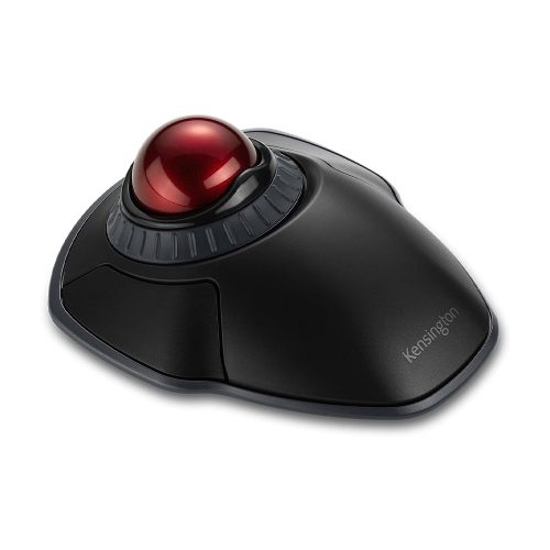 Kensington Orbit vezeték nélküli Trackball görgető gyűrűvel fekete (K70992WW)