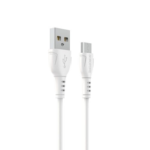 BOROFONE BX51 TRIUMPH KÁBEL - USB-MICRO USB - 2.4A 1 MÉTER FEHÉR