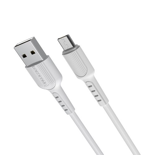 BOROFONE BX16 EASY KÁBEL - USB-MICRO USB - 2A 1 MÉTER FEHÉR