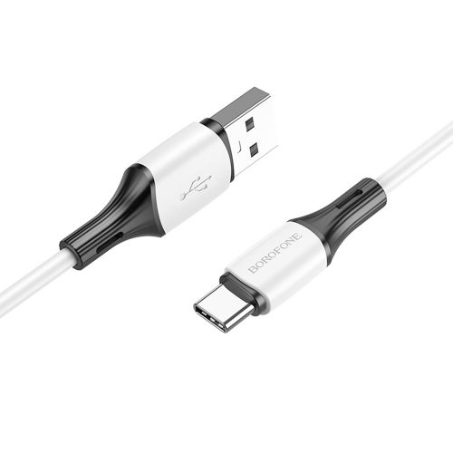 BOROFONE KÁBEL BX79 - USB A C TÍPUSHOZ - 3A 1 MÉTER FEHÉR