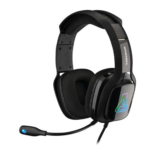 The G-Lab KORP VANADIUM B gaming headset fekete