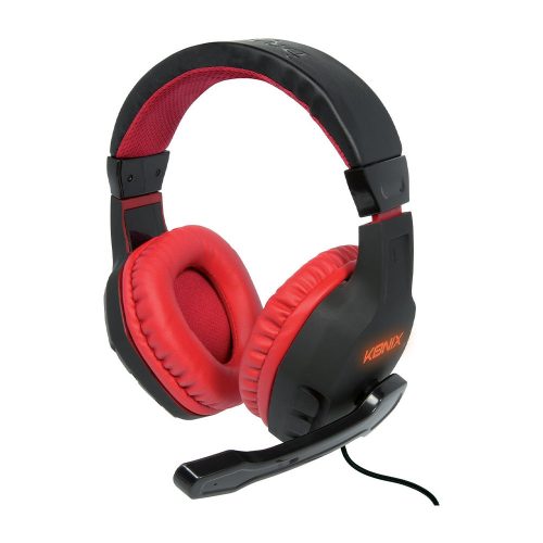 Konix Drakkar Skald gaming headset fekete-piros (KX-GH-PC)