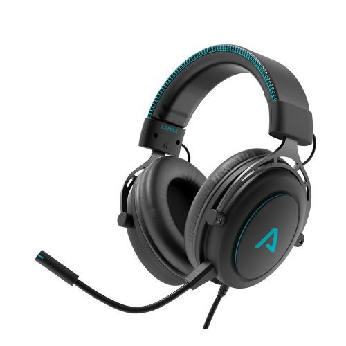 LAMAX Heroes General1 gaming headset fekete-kék (LMXHGE1)