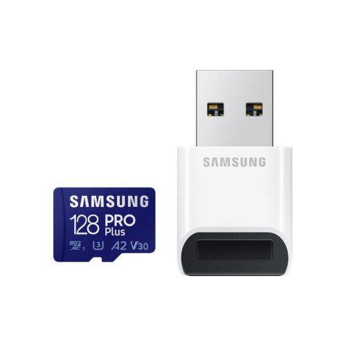 Samsung PRO Plus 128GB microSDXC memóriakártya + kártyaolvasó (MB-MD128KB/WW)