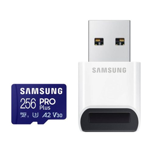 Samsung PRO Plus 256GB microSDXC memóriakártya + kártyaolvasó (MB-MD256KB/WW)