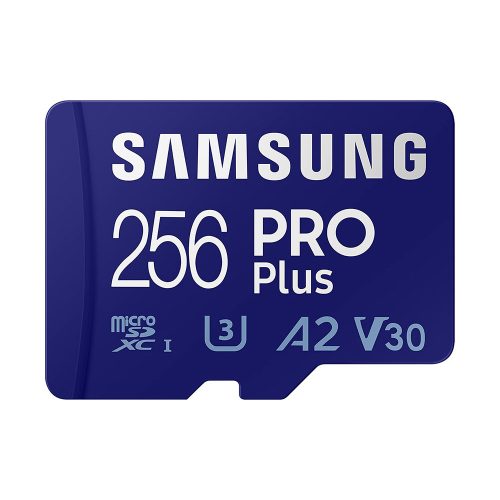 Samsung PRO Plus 256GB microSDXC memóriakártya + adapter (MB-MD256SA/EU)