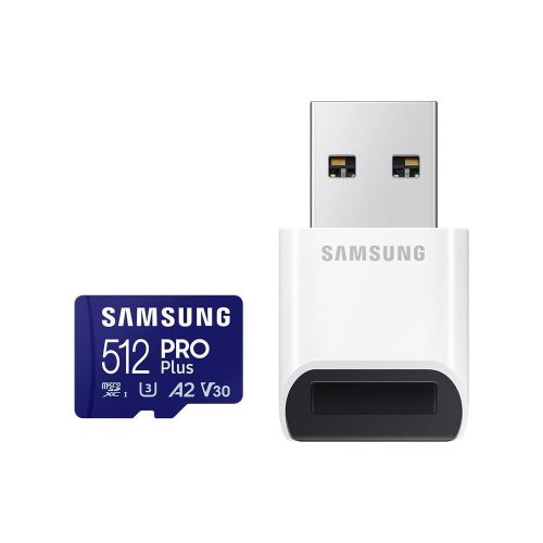 Samsung PRO Plus 512GB microSDXC memóriakártya + kártyaolvasó (MB-MD512SB/WW)