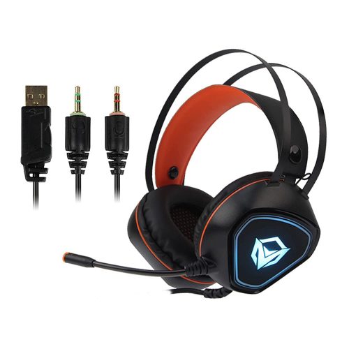 Meetion HP020 gaming headset fekete-narancs (MT-HP020)