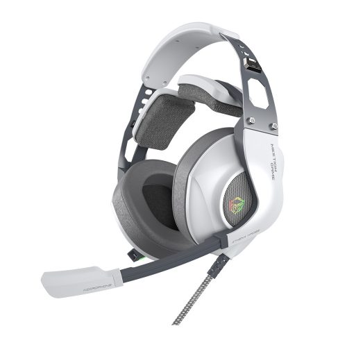 Meetion HP099 gaming headset fehér-szürke (MT-HP099WG)