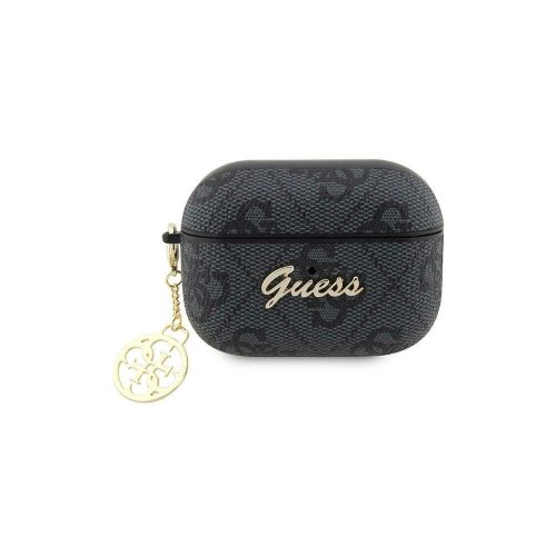 Eredeti GUESS 4G Charm Collection Case GUAP2G4GSMK Airpods Pro 2 Fekete