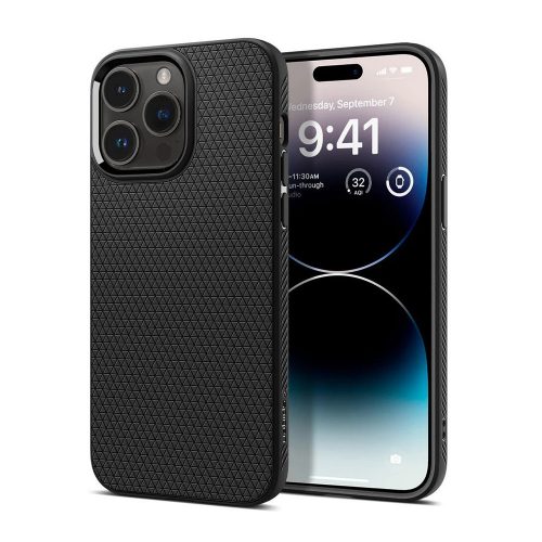 Etui SPIGEN Liquid Air ACS06562 do Iphone 15 Pro Max  matt Fekete