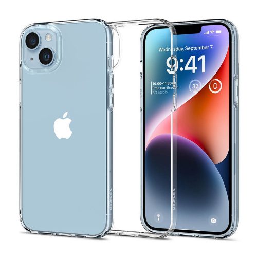 Etui SPIGEN folyadékkristály ACS06647 do Iphone 15 Plus átlátszó