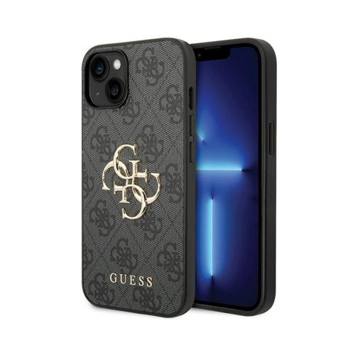 Eredeti GUESS 4G Big Metal Logo Case GUHCP15M4GMGGR Iphone 15 Plus szürke 