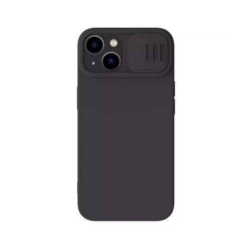 Nillkin CamShield Silky Szilikon tok iPhone 14 Plus Fekete