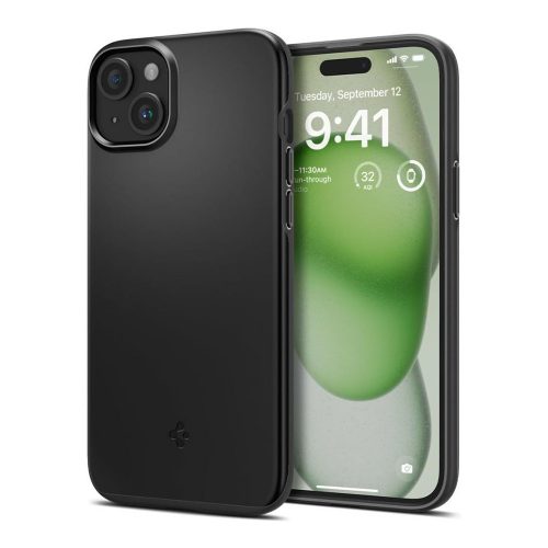 SPIGEN Thin Fit ACS06639 tok Iphone 15 Plus Fekete