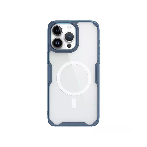 Nillkin Nature Pro Magnetic TPU tok iPhone 14 Pro átlátszó kék