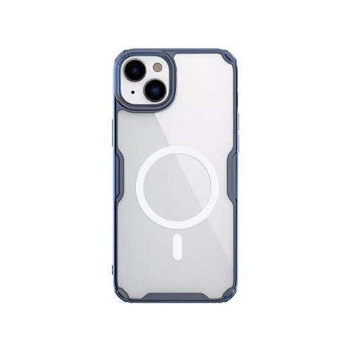 Nillkin Nature Pro Magnetic TPU tok iPhone 15 Plus átlátszó, kék