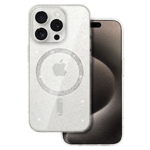 Glitter Magsafe tok iPhone 11 átlátszó