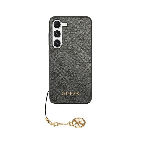 Eredeti GUESS keménytok 4G Charms Collection GUHCS24LGF4GGR tok Samsung Galaxy S24 Ultra Fekete