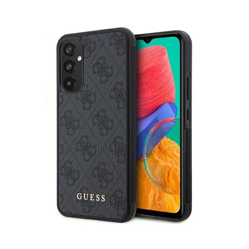 Eredeti GUESS keménytok 4G Case Metal Gold Logo GUHCSA34G4GFGR Samsung Galaxy A34 5G szürke