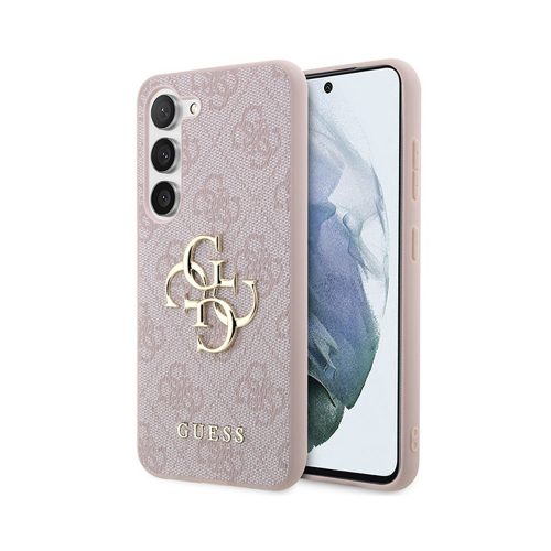 Eredeti GUESS keménytok 4G Case Big Metal Logo GUHCSA554GMGPI Samsung Galaxy A55 rózsaszín