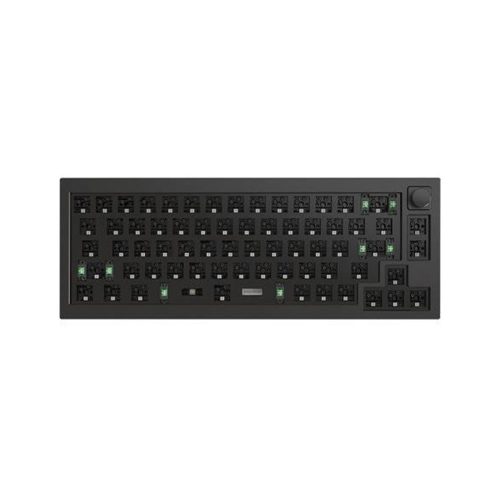 Keychron Q2 Swappable RGB Backlight Knob gaming barebone billentyűzet fekete (Q2-B1)