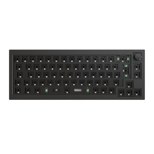 Keychron Q2 Swappable Knob ISO gaming barebone billentyűzet fekete (Q2-F1)