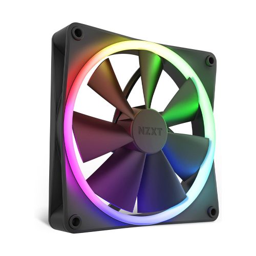 NZXT F140 RGB ház hűtő ventilátor 14cm fekete (RF-R14SF-B1)