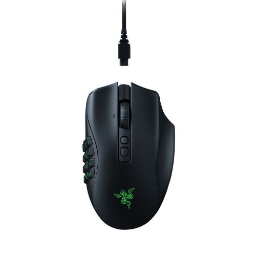 Razer Naga V2 Pro vezeték nélküli Gaming egér fekete (RZ01-04400100-R3G1)