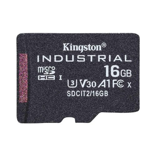 Kingston Industrial Temperature 16GB microSDHC memóriakátya + adapter (SDCIT2/16GBSP)