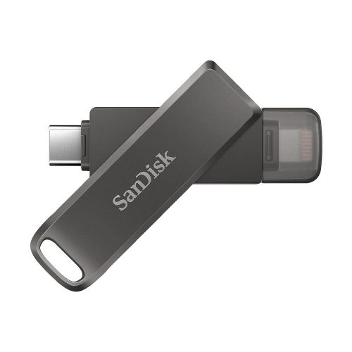 SanDisk iXpand Flash Drive Luxe Type-C / Lightning fekete Pendrive 64GB (SDIX70N-064G-GN6NN / 186552)